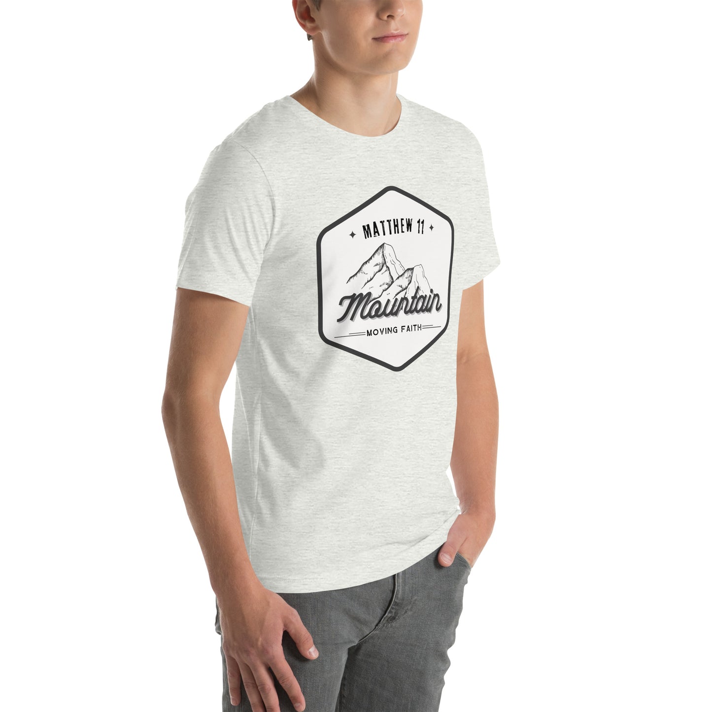 Mountain Moving Faith T-shirt (White Logo)