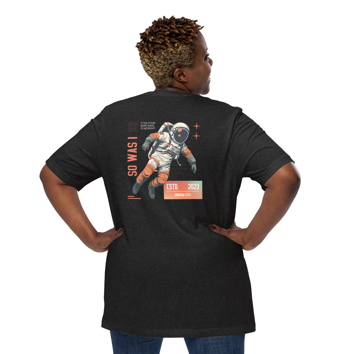 Astronaut T-shirt - Stars Were Made To Worship