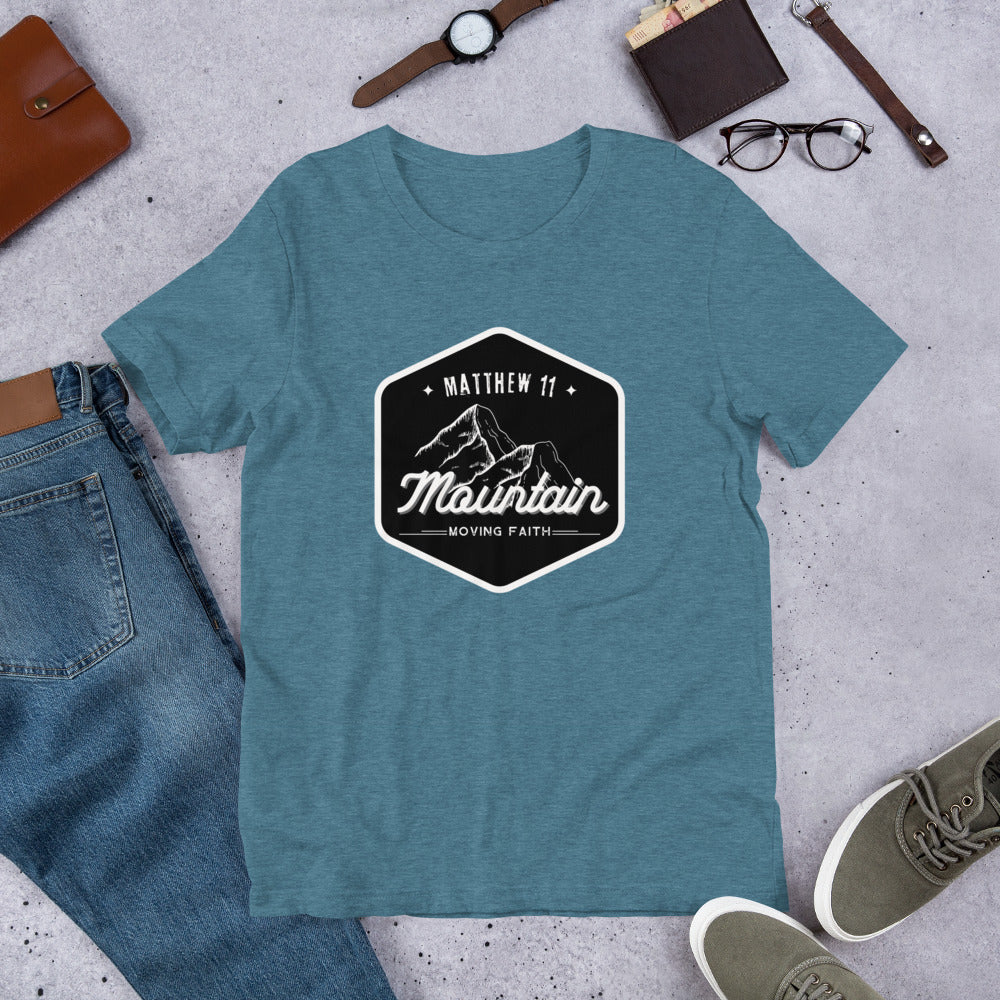 Mountain Moving Faith T-shirt (Black Logo)