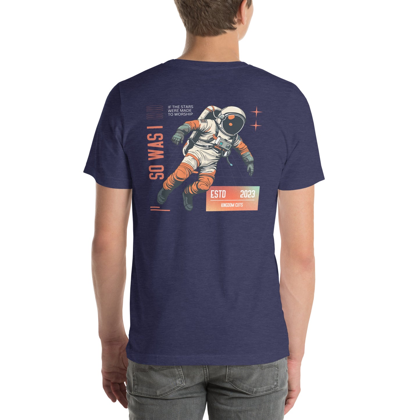 Astronaut T-shirt - Stars Were Made To Worship