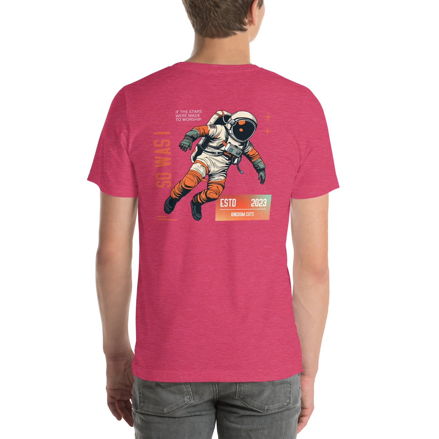 Astronaut T-shirt - Stars Were Made To Worship