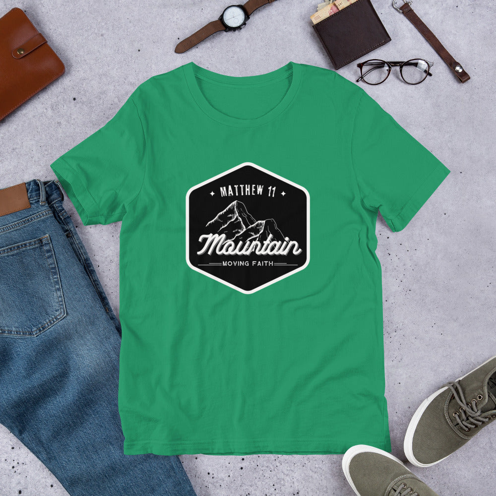Mountain Moving Faith T-shirt (Black Logo)