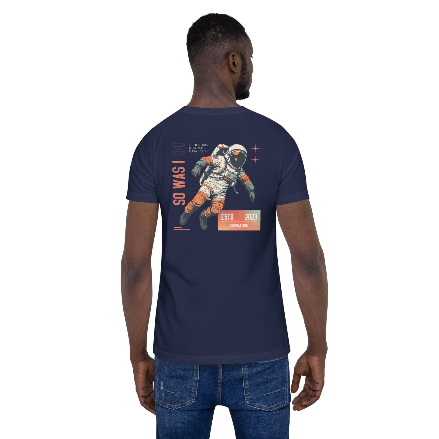 Astronaut T-shirt - Stars Were Made To Worship