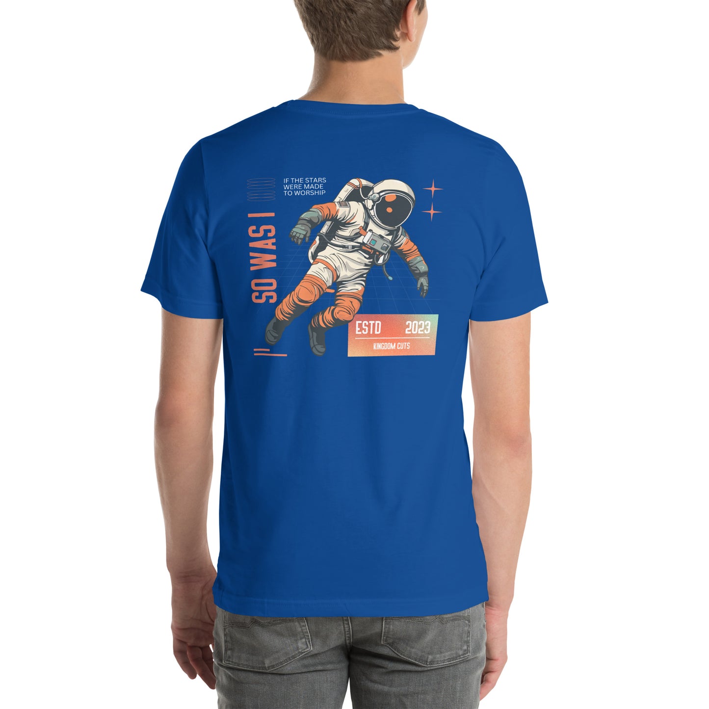 Astronaut T-shirt - Stars Were Made To Worship