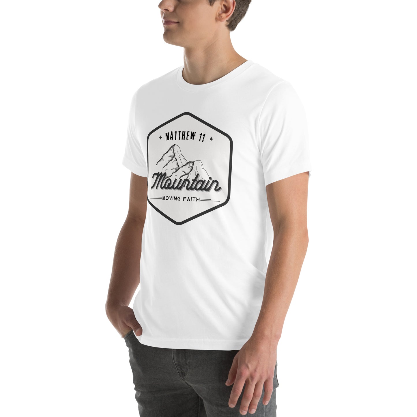 Mountain Moving Faith T-shirt (White Logo)