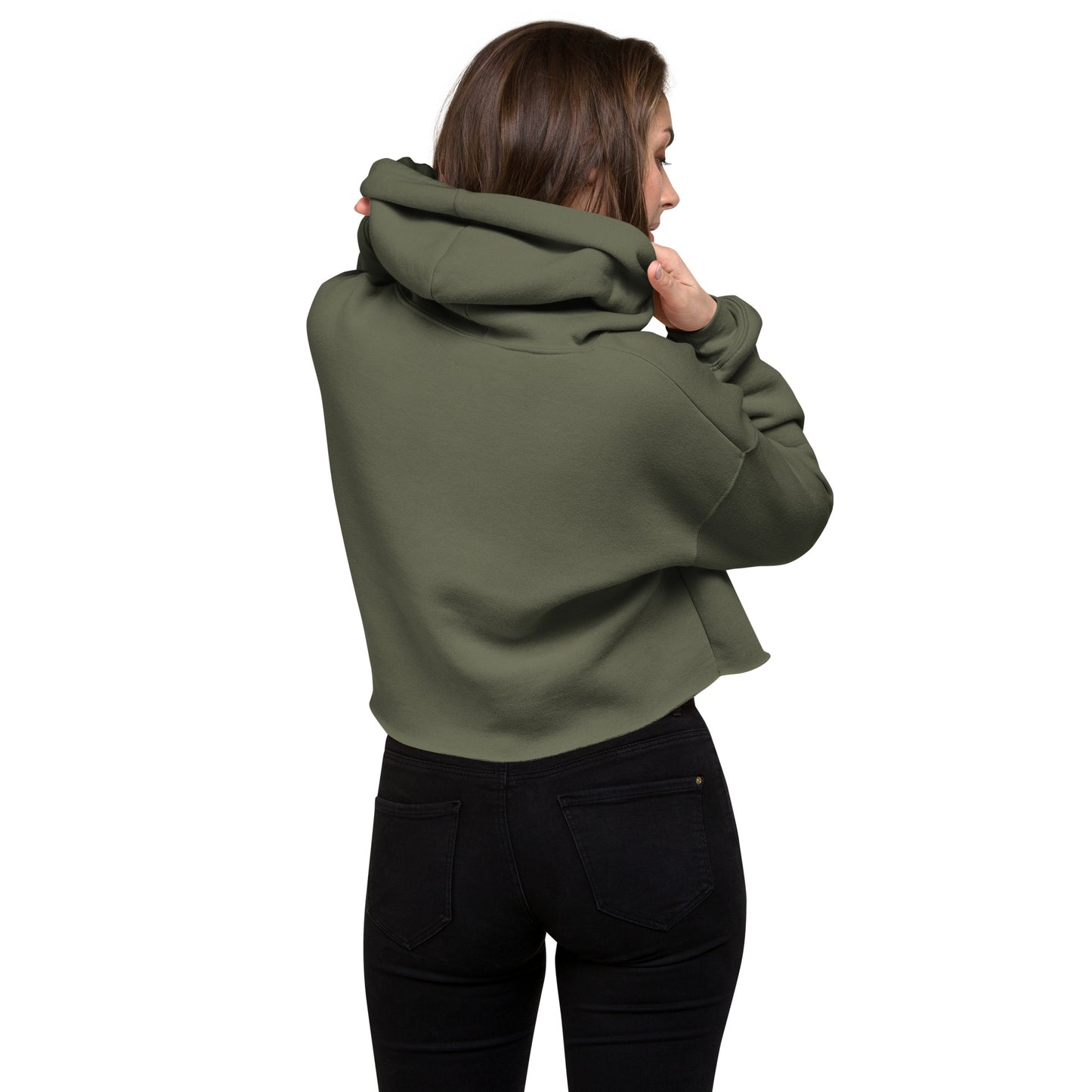 Take Heart Crop Hoodie