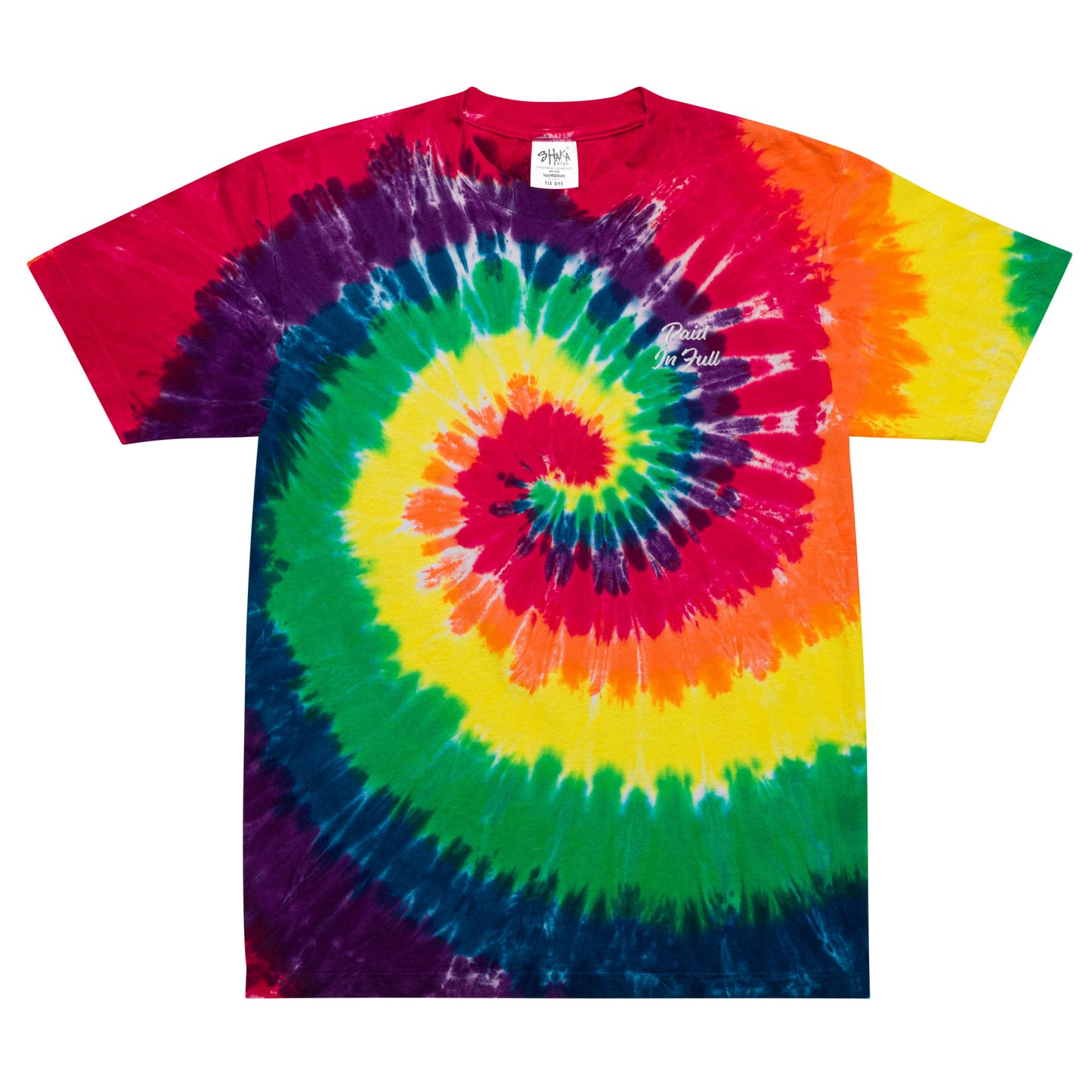Paid In Full Oversized Tie-dye T-shirt