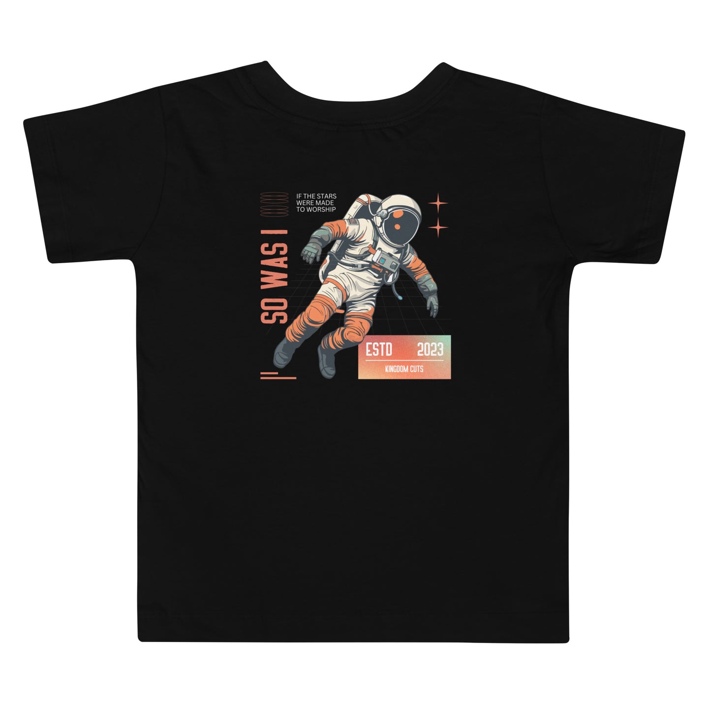 Toddler Astronaut T-shirt - Stars Were Made To Worship