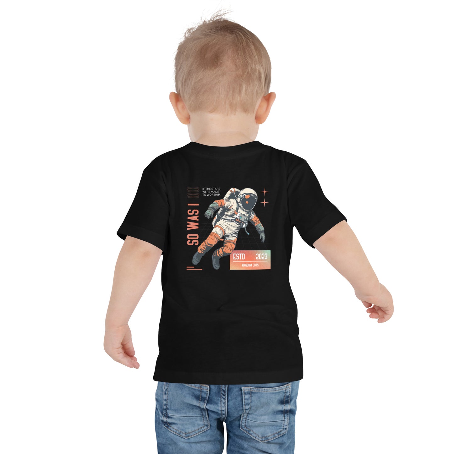 Toddler Astronaut T-shirt - Stars Were Made To Worship