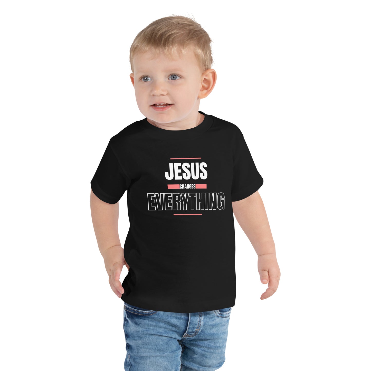 Toddler Jesus Changes Everything T-shirt