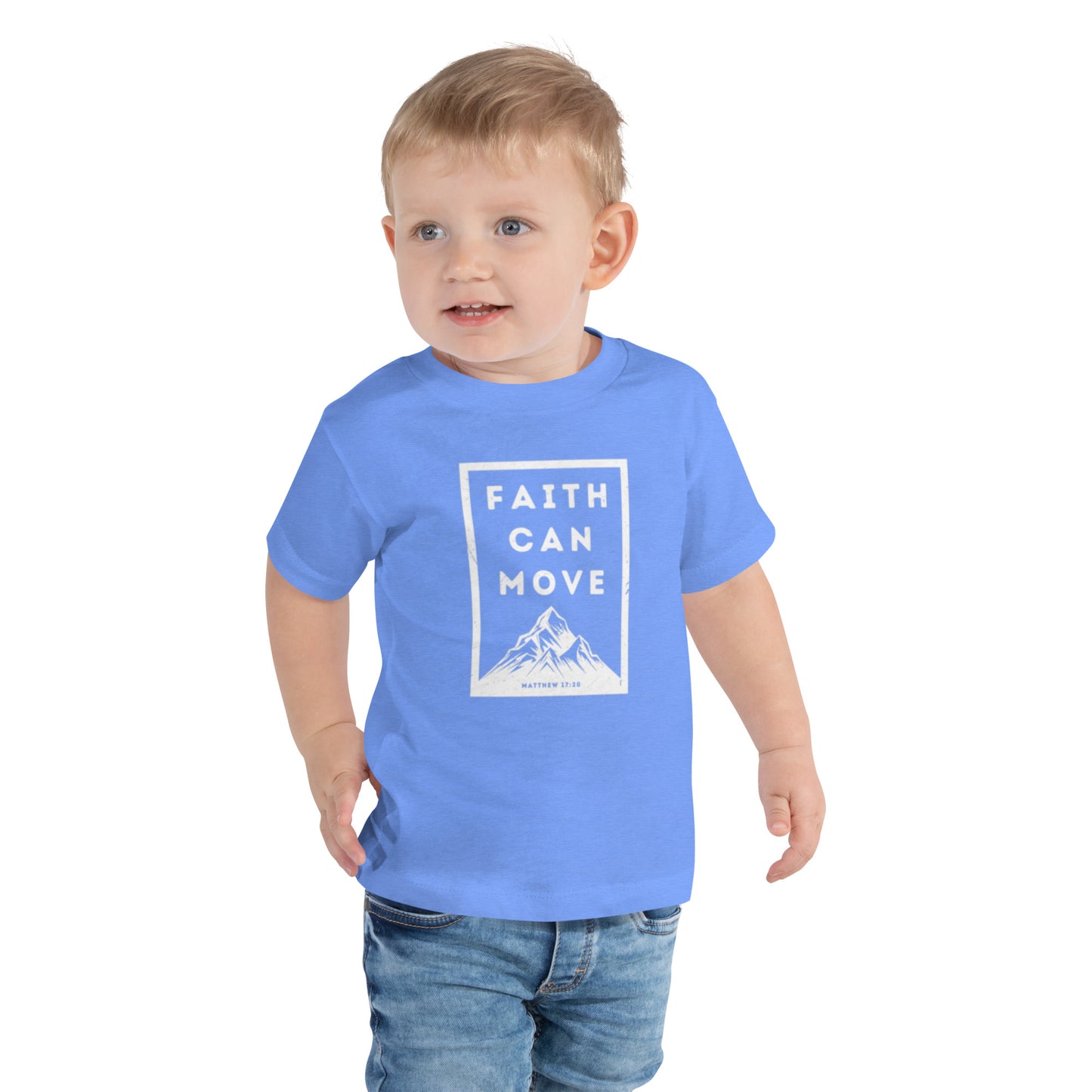 Toddler Faith Can Move Mountains T-shirt