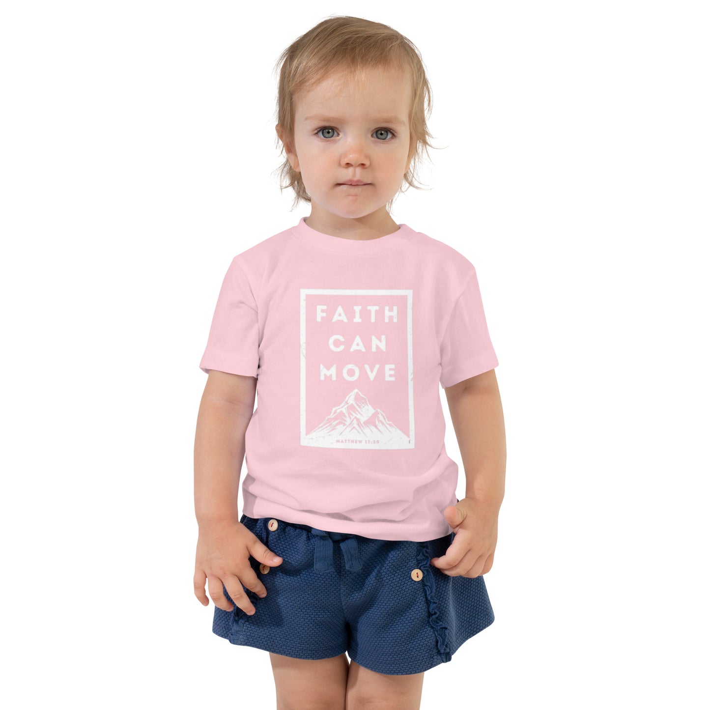 Toddler Faith Can Move Mountains T-shirt