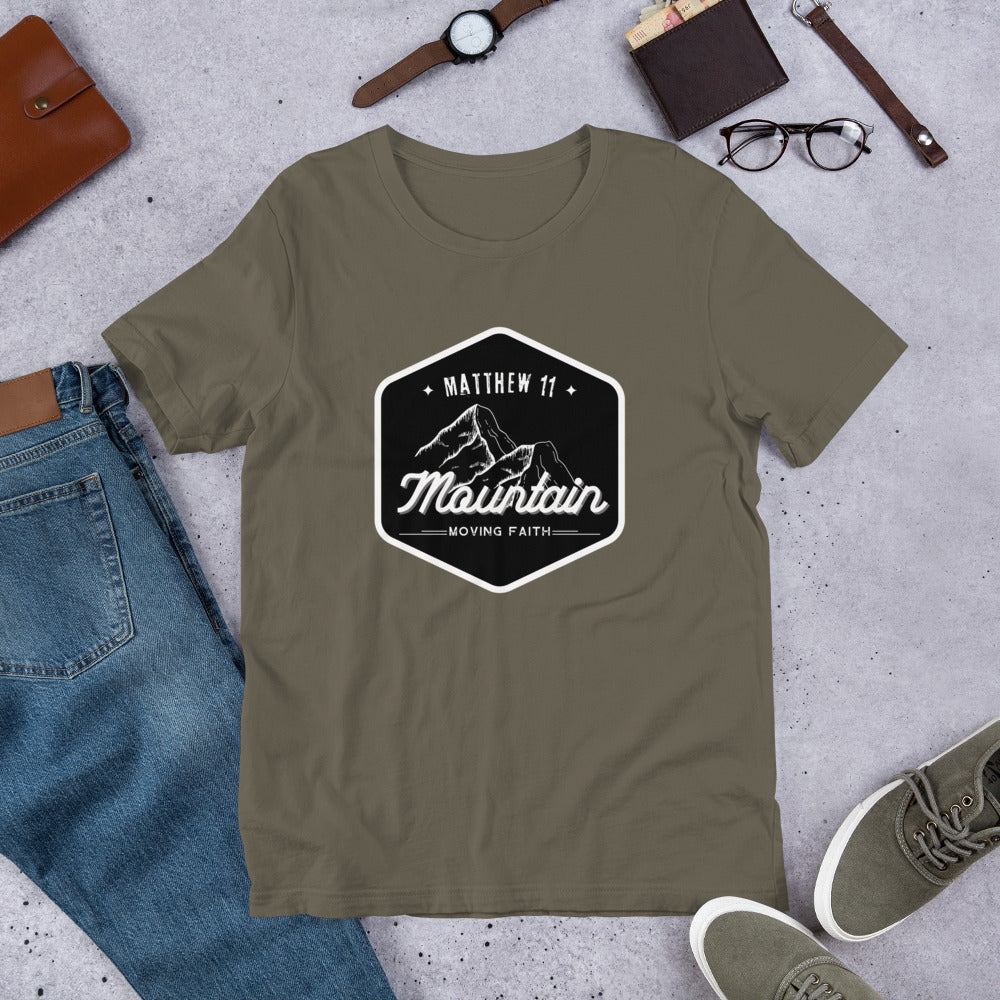 Mountain Moving Faith T-shirt (Black Logo)