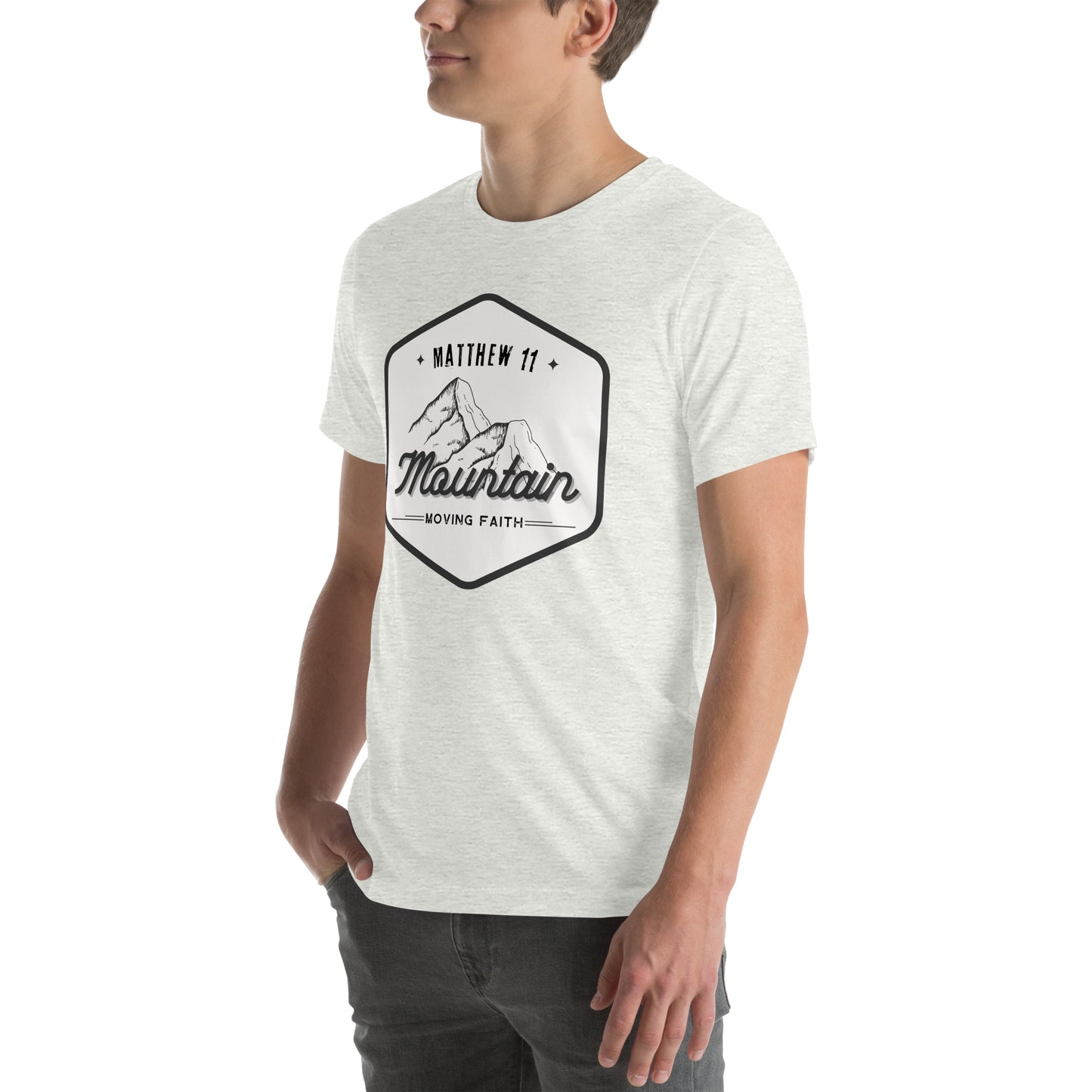 Mountain Moving Faith T-shirt (White Logo)