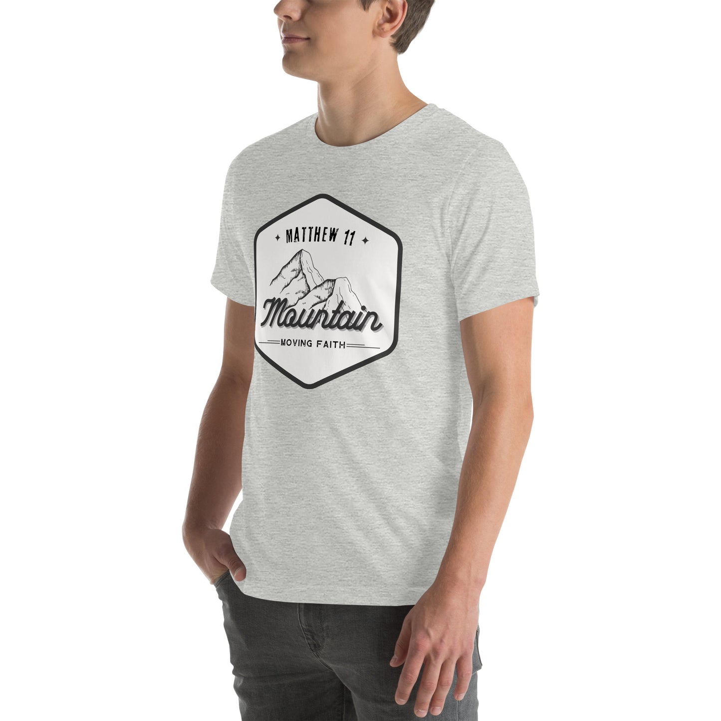 Mountain Moving Faith T-shirt (White Logo)