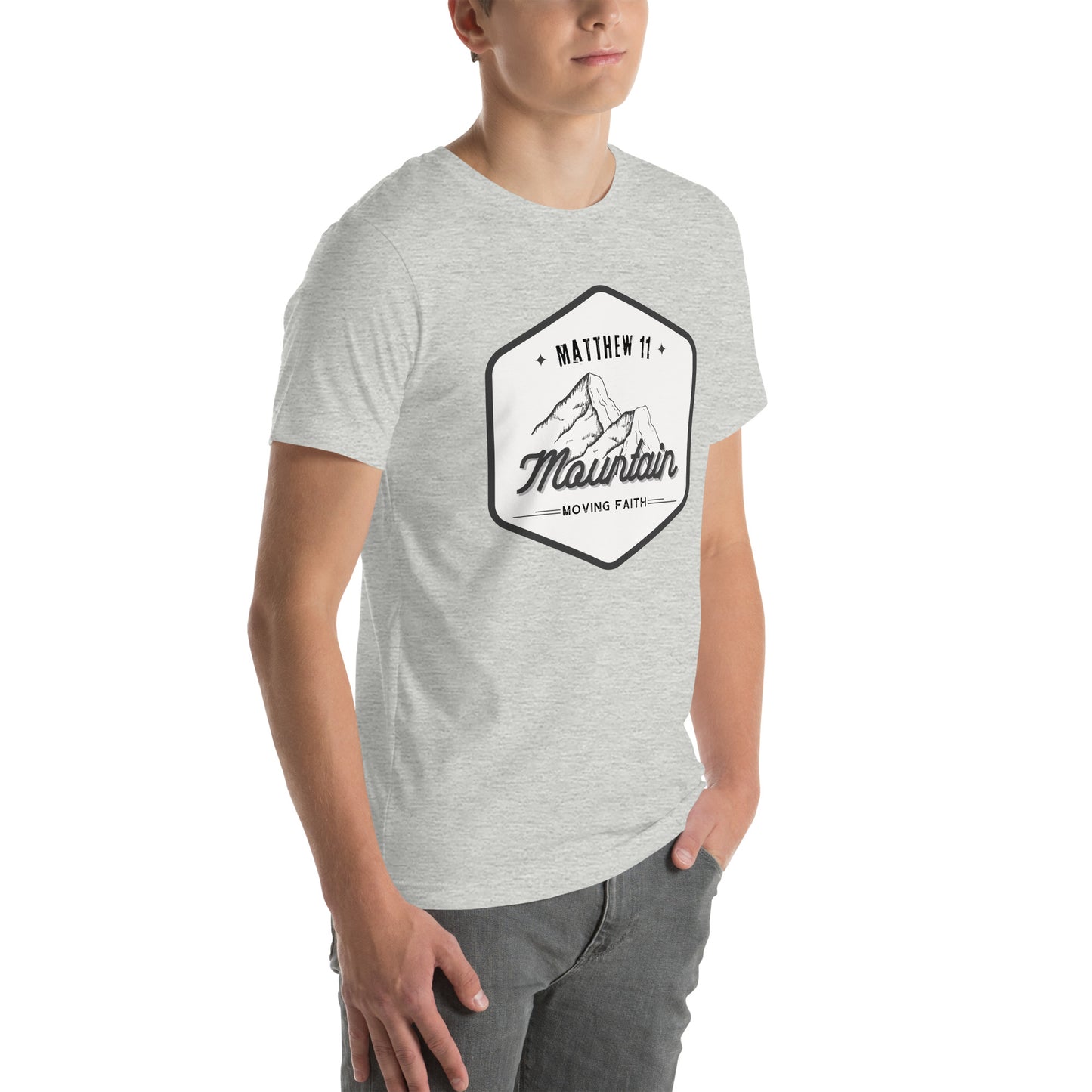 Mountain Moving Faith T-shirt (White Logo)
