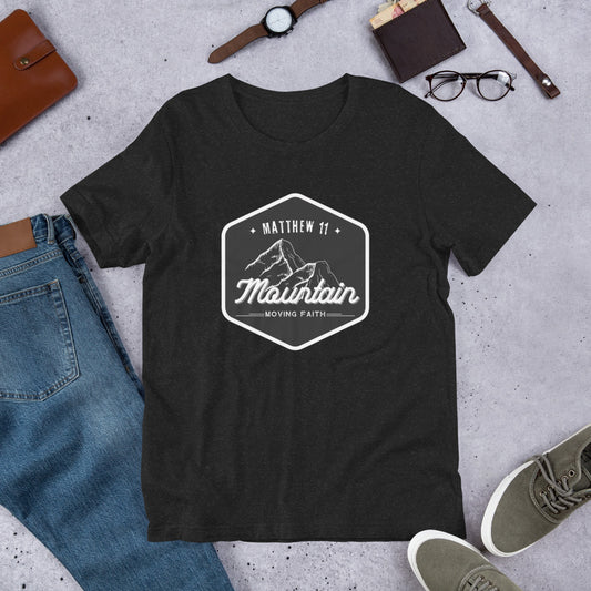 Mountain Moving Faith T-shirt (Black Logo)
