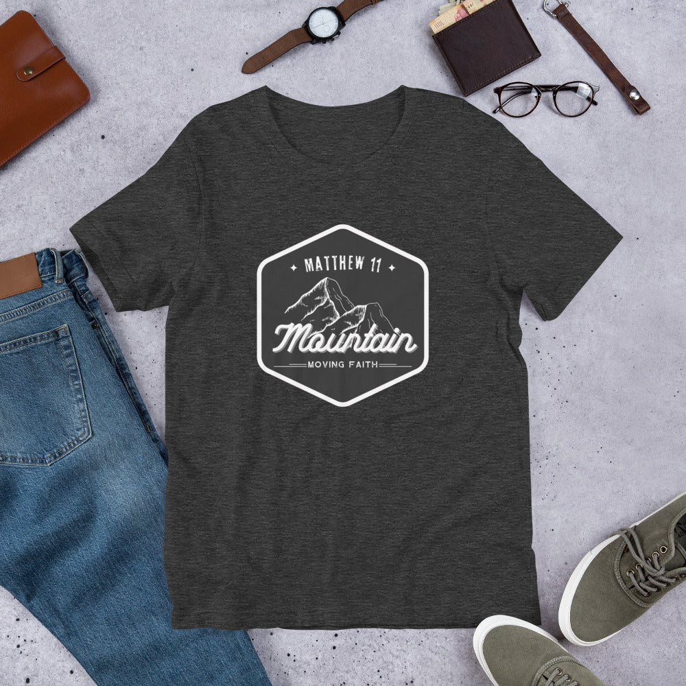 Mountain Moving Faith T-shirt (Black Logo)
