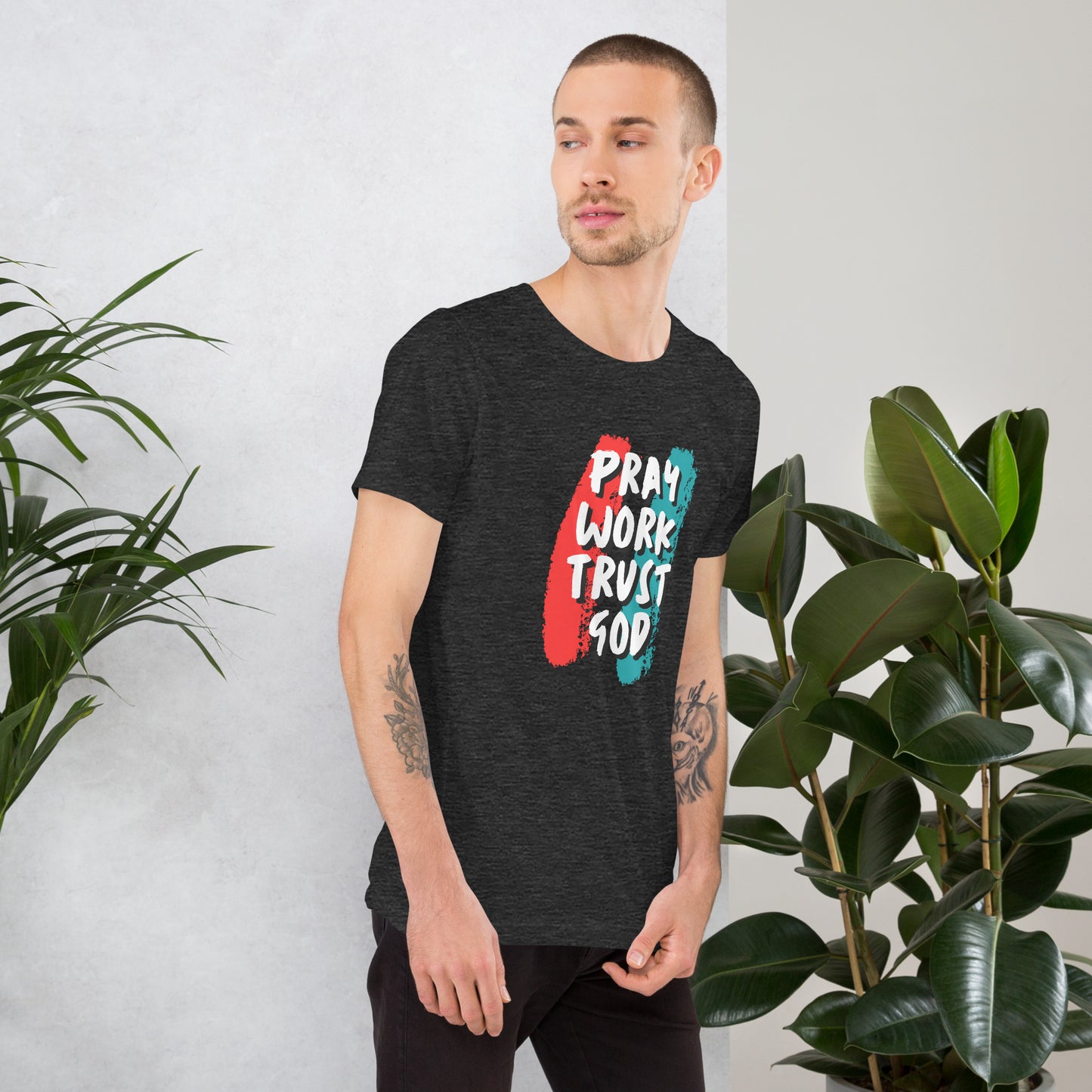 Pray Work Trust God T-shirt