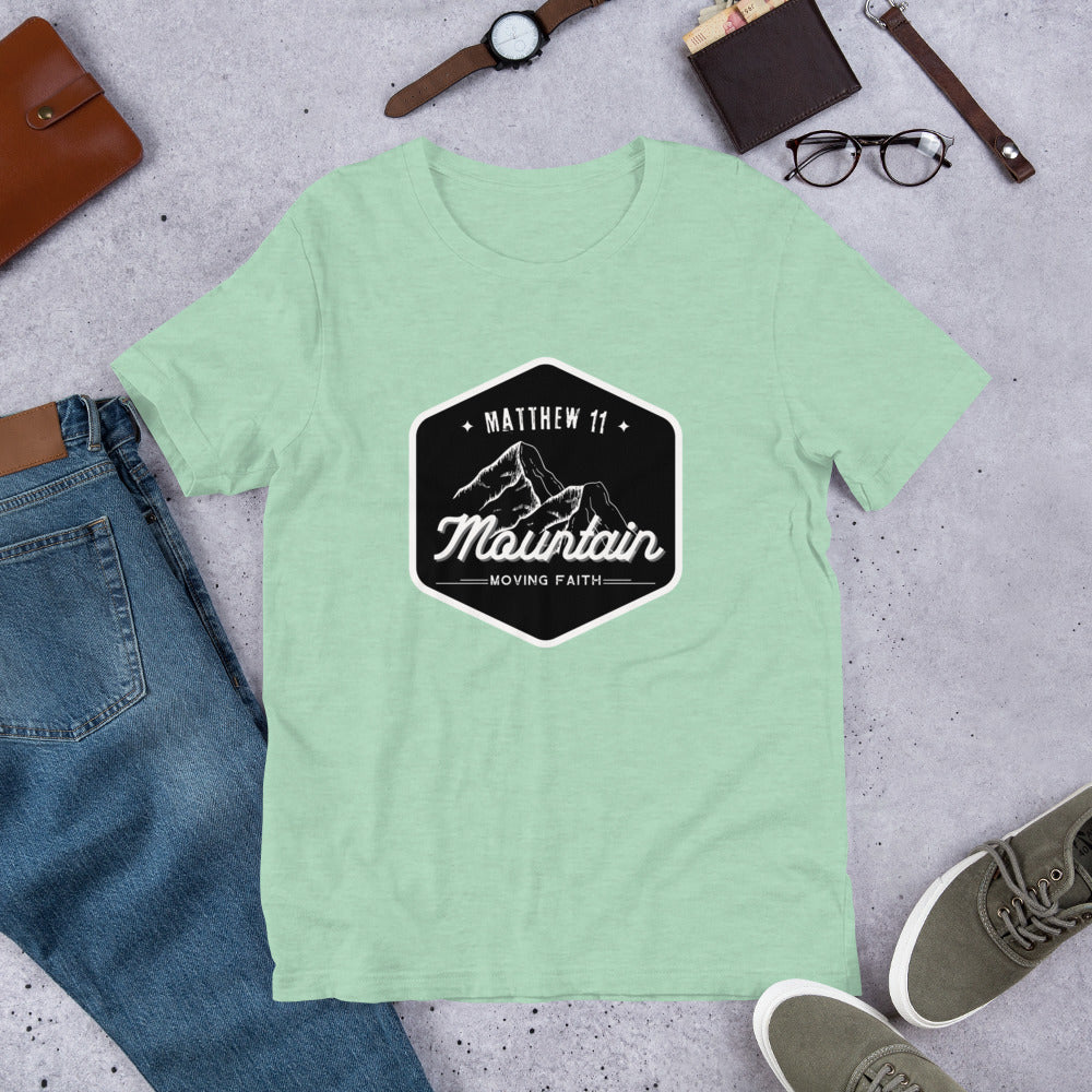 Mountain Moving Faith T-shirt (Black Logo)