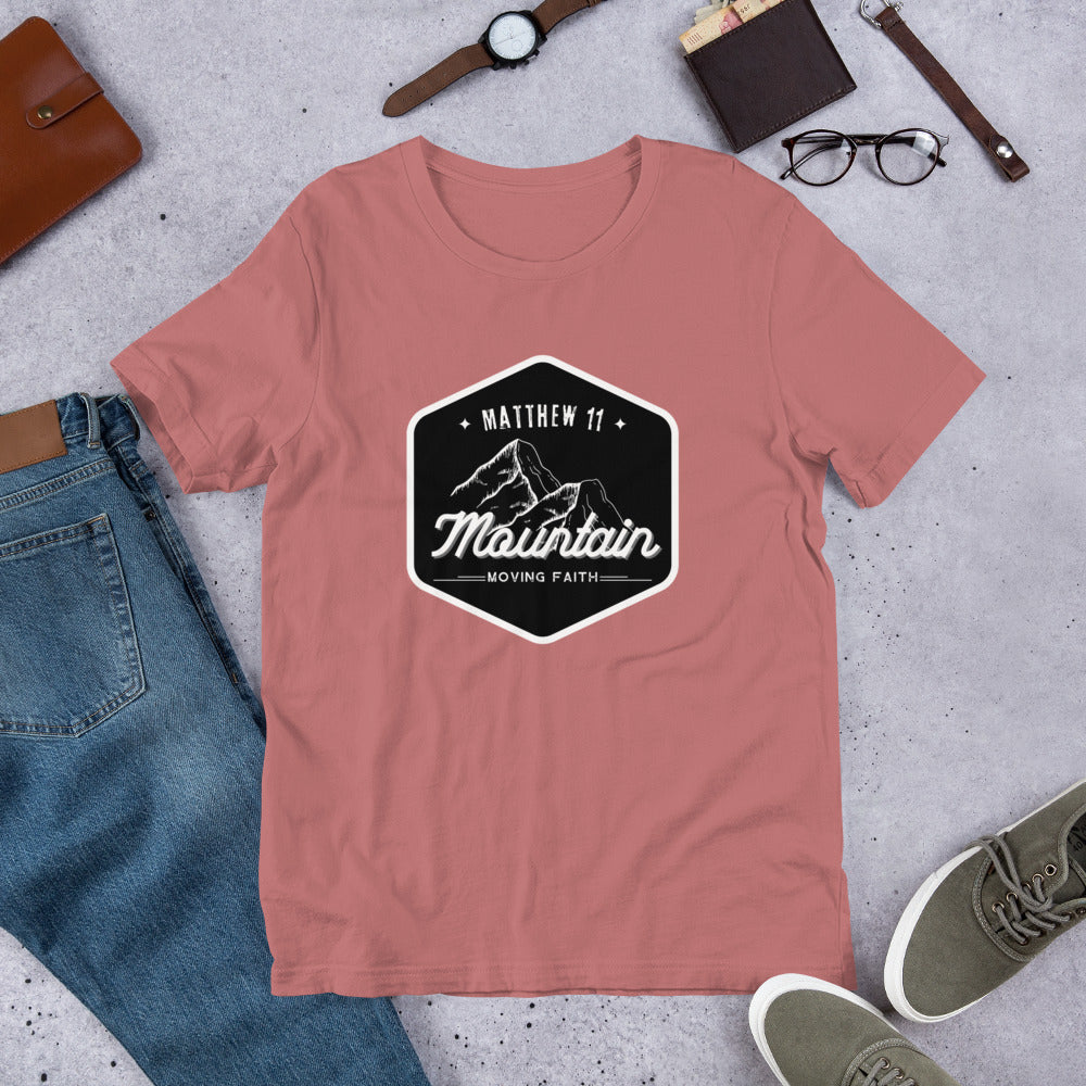 Mountain Moving Faith T-shirt (Black Logo)