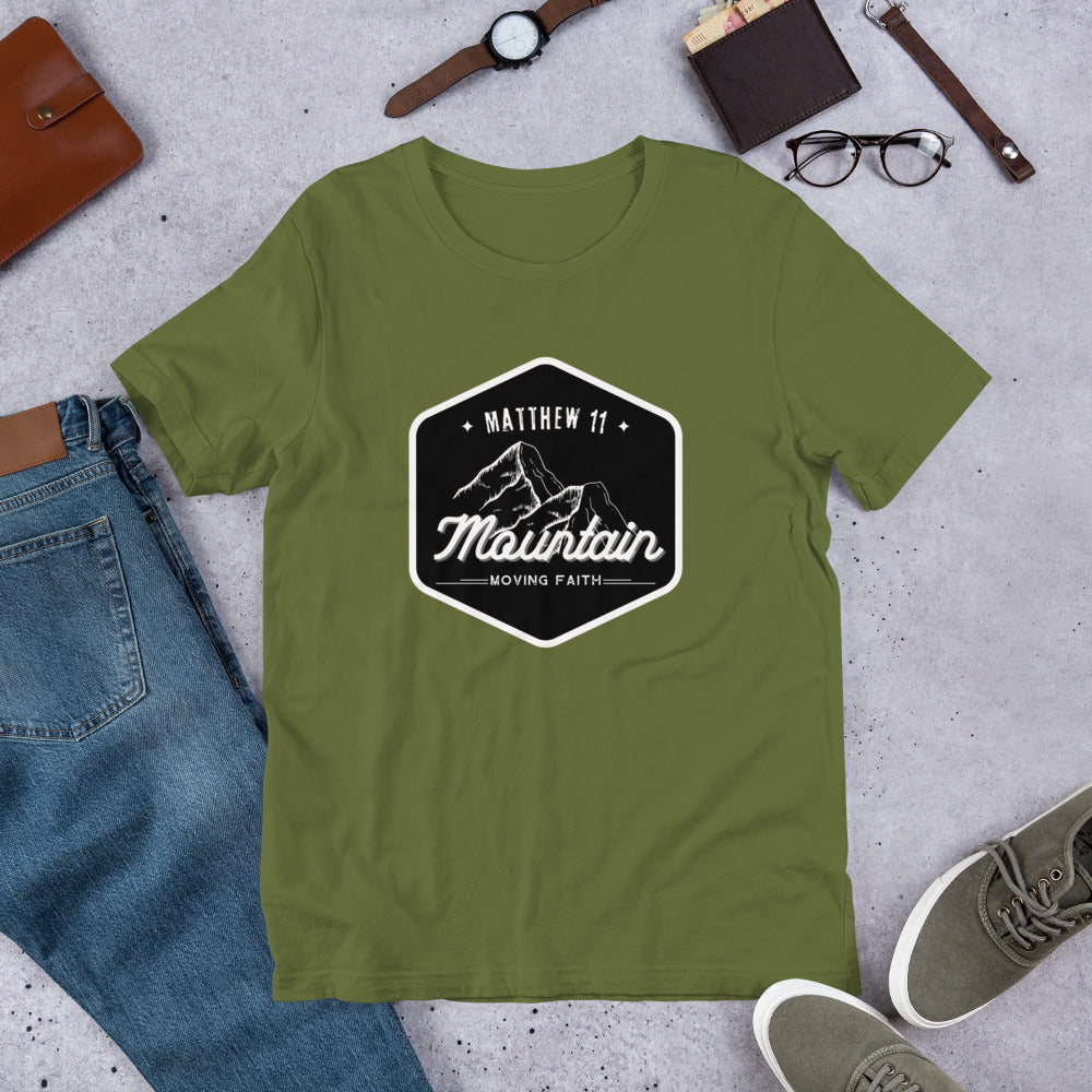 Mountain Moving Faith T-shirt (Black Logo)