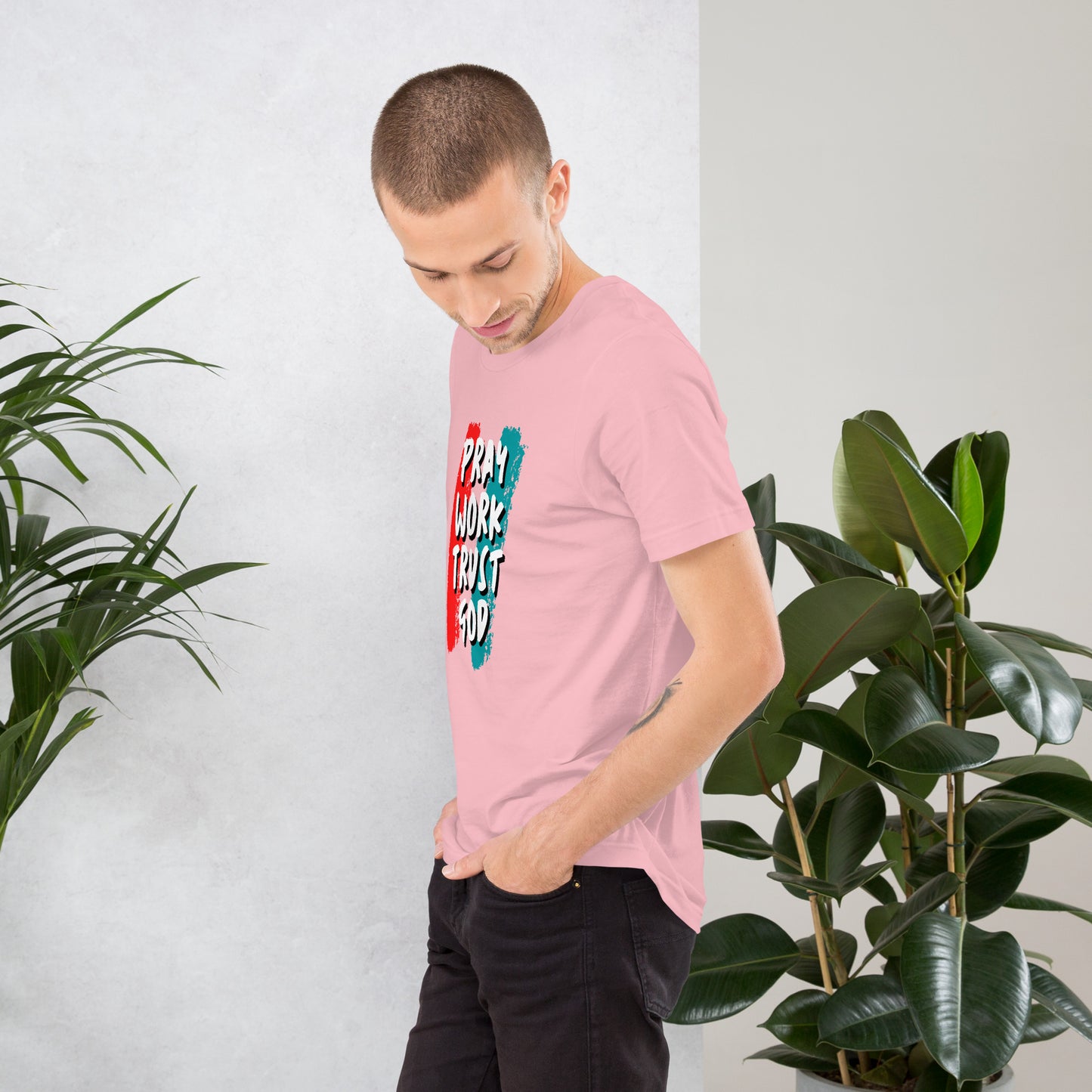 Pray Work Trust God T-shirt