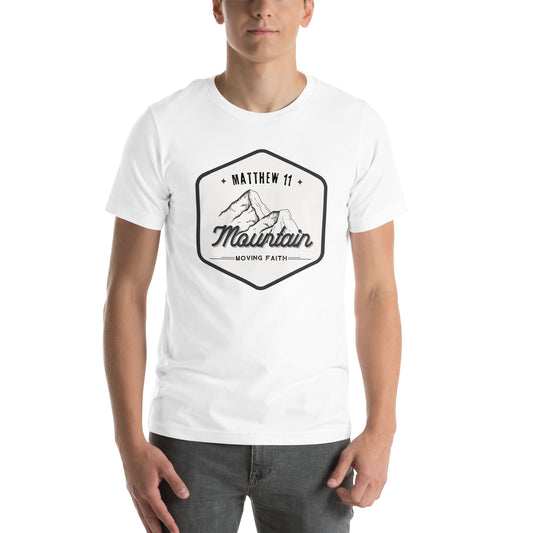 Mountain Moving Faith T-shirt (White Logo)
