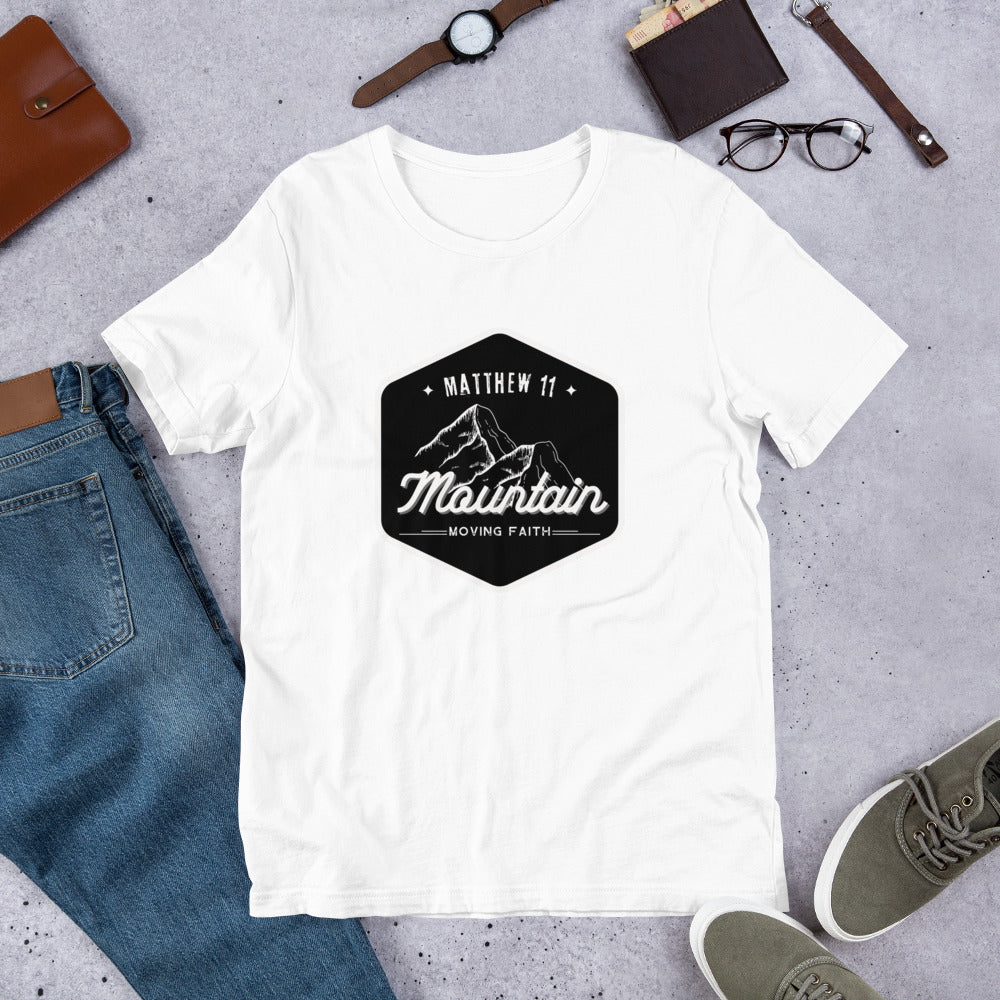 Mountain Moving Faith T-shirt (Black Logo)