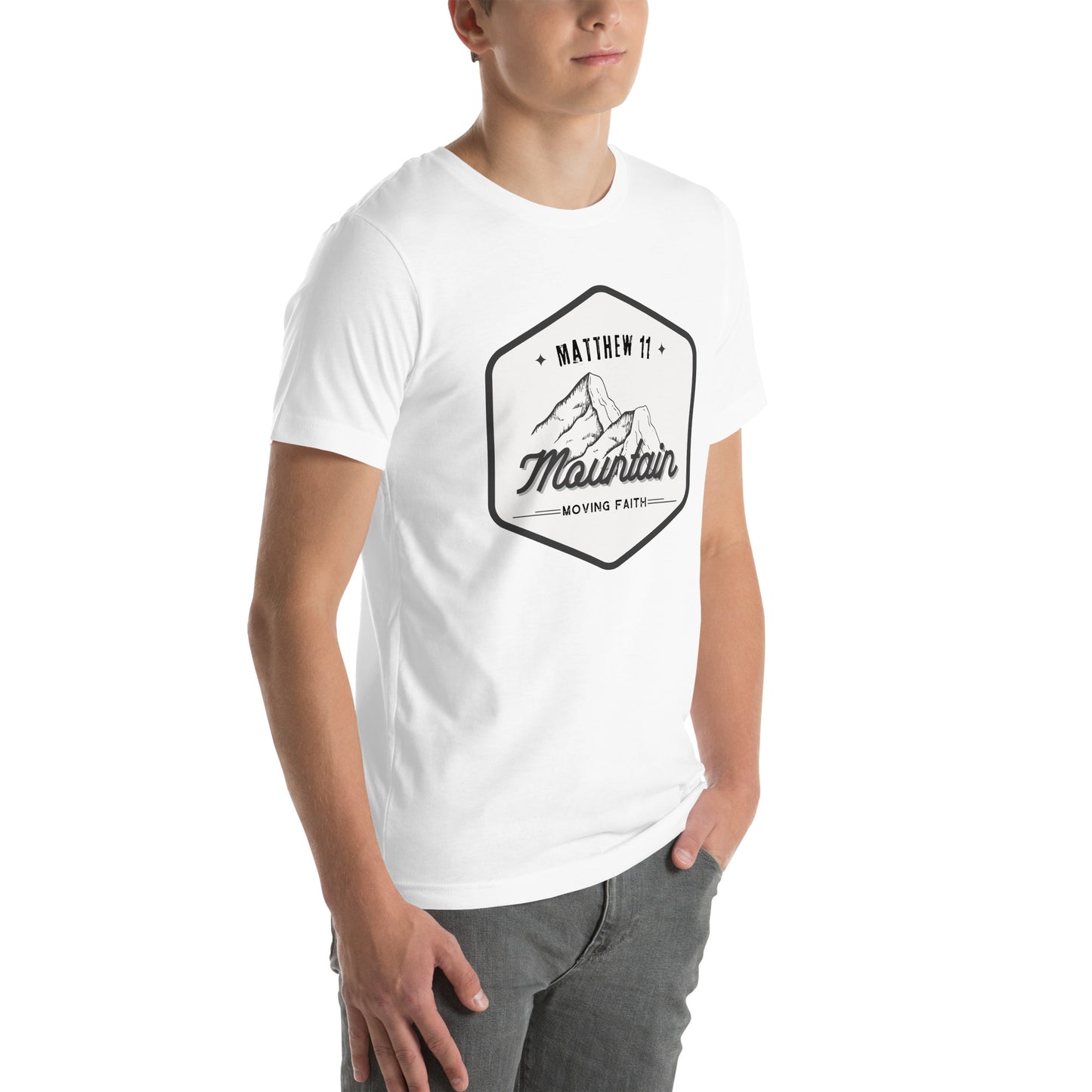 Mountain Moving Faith T-shirt (White Logo)