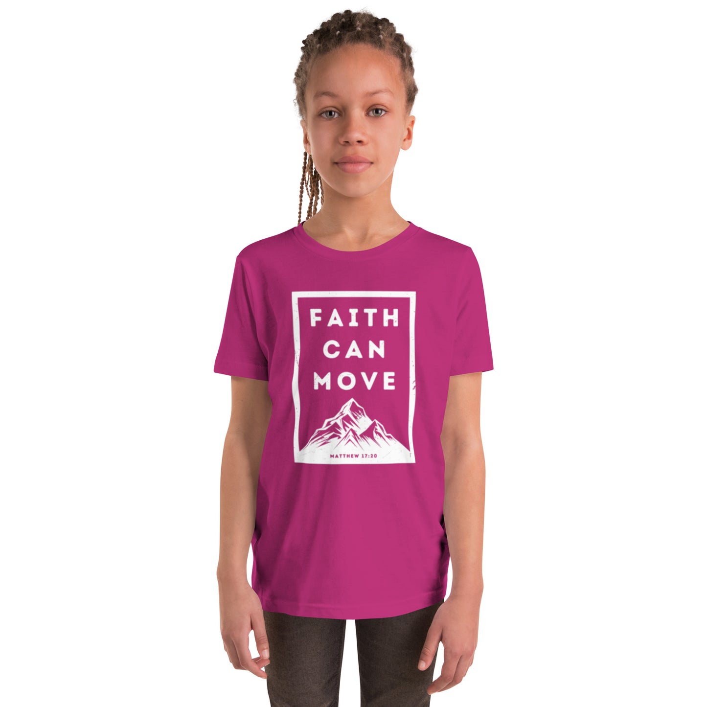 Youth Faith Can Move Mountains T-shirt