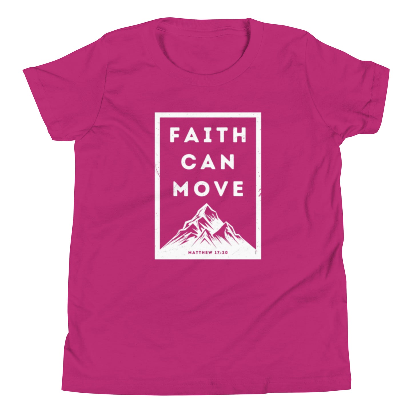 Youth Faith Can Move Mountains T-shirt