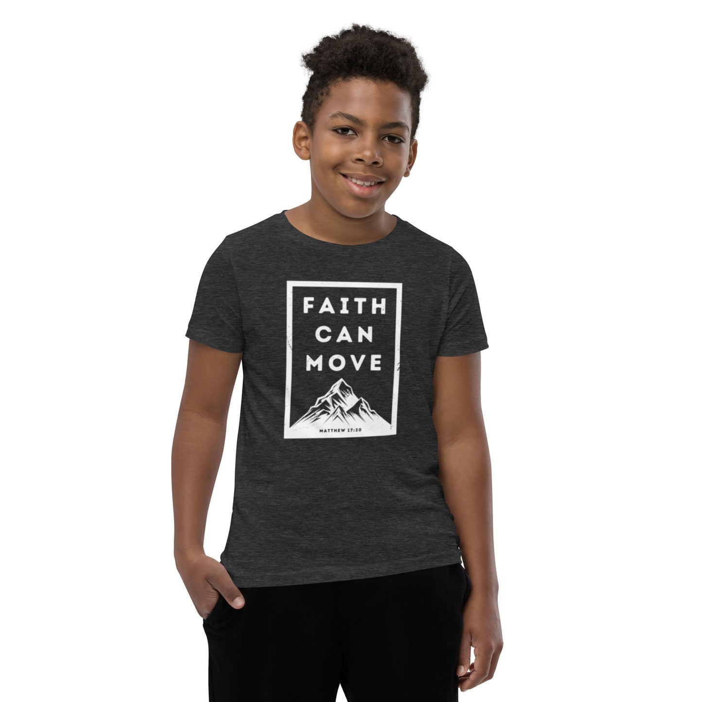 Youth Faith Can Move Mountains T-shirt