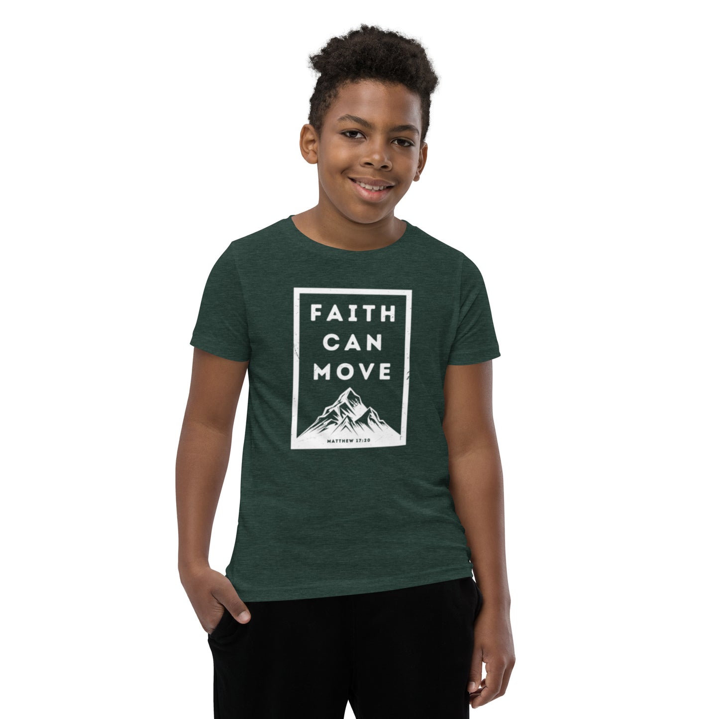 Youth Faith Can Move Mountains T-shirt