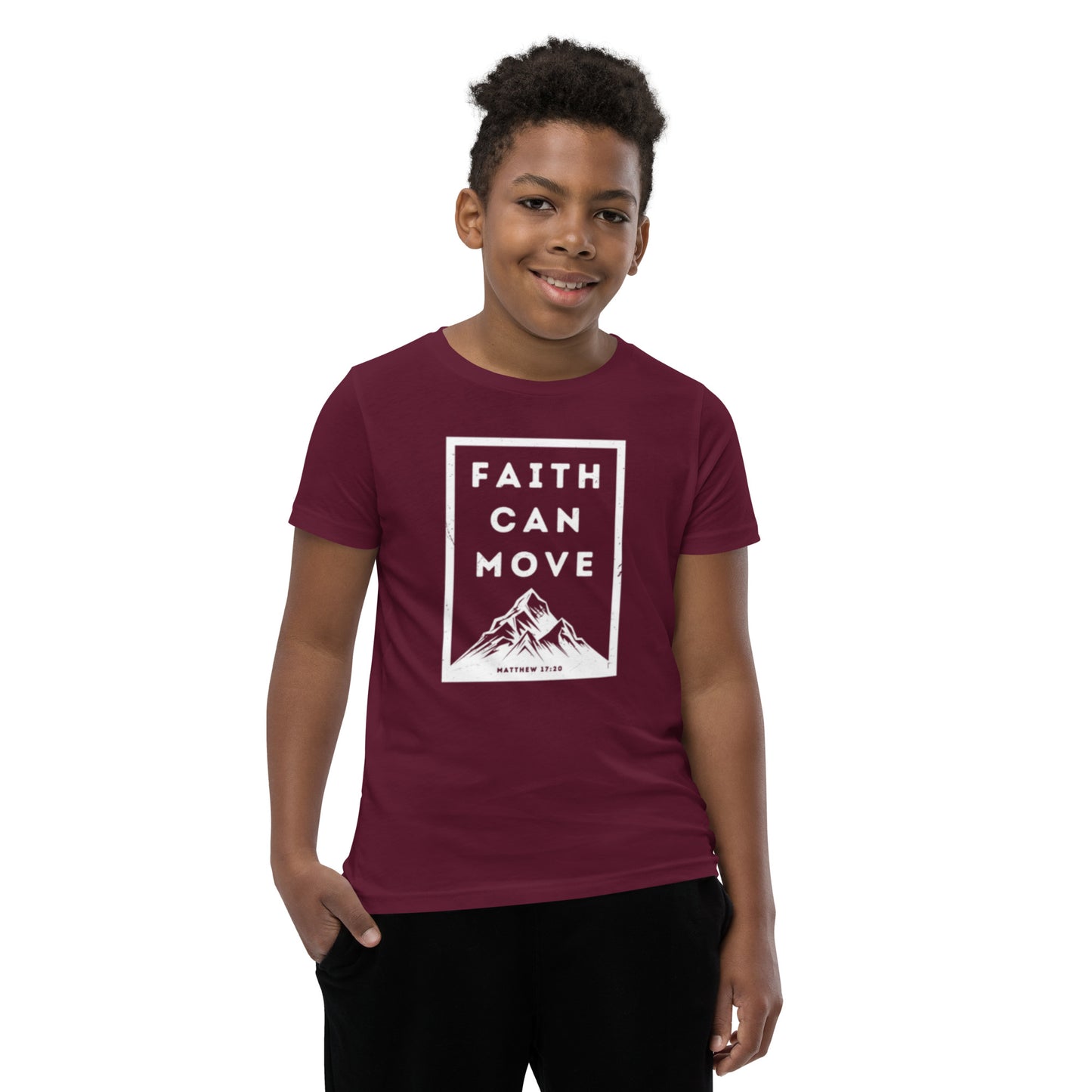 Youth Faith Can Move Mountains T-shirt