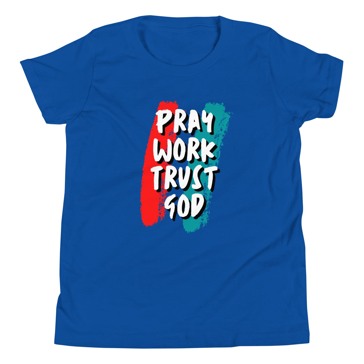 Youth Pray Work Trust God T-shirt