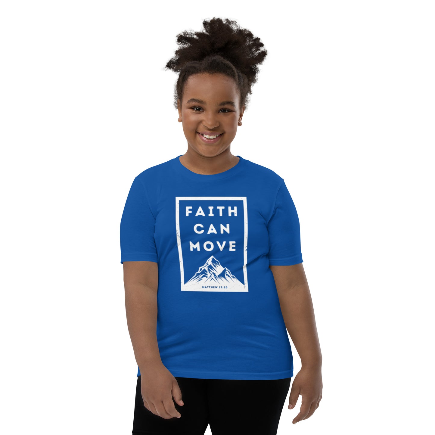 Youth Faith Can Move Mountains T-shirt